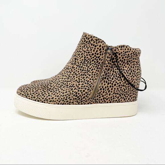 Universal Thread Women's Size 9.5 Leopard Platform Wedge Sneaker - Picture 1 of 6